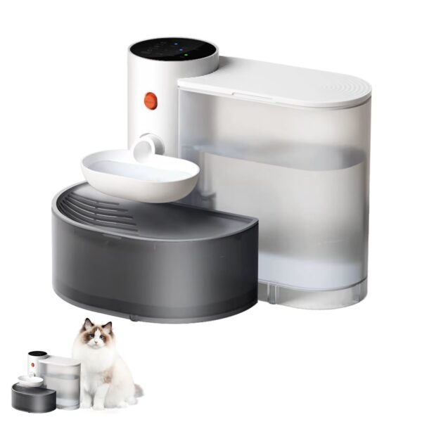 3000Ml Smart Pet Water Fountain Automatic Cat Water Dispenser Quiet Flowing Water Feeder for Indoor Cats Dogs