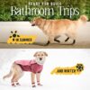 Tigertoes Premium Non-Slip Dog Socks for Hardwood Floors - Extra-Thick Grip That Works Even When Twisted - Prevents Licking, Slipping, and Great for Dog Paw Protection - Size Large