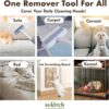 Pet Hair Remover for Couch, Grey, 17.7Inch, Durable, Reusable, Washable Lint Cleaner for Dog and Cat Hair, Gentle on Furniture, Effective on Carpets, Clothing, Bedding