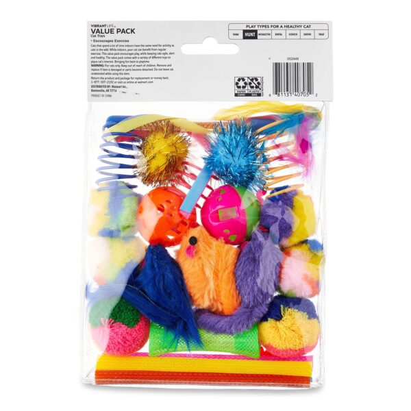 Vibrant Life 24 Piece Cat Toys