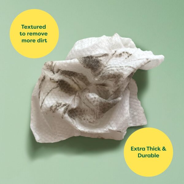 Pet Grooming Wipes for Dogs and Cats, Hypoallergenic, Cleaning and Hydrating, for Paws, Body and Butt, Unscented, 100 Count