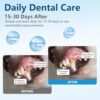 Dog Tooth & Ear Cleaning Wipes, Pet Dental Care Finger Wipes for Dogs&Cats - Reduces Plaque and Freshens Breath(50Pcs)