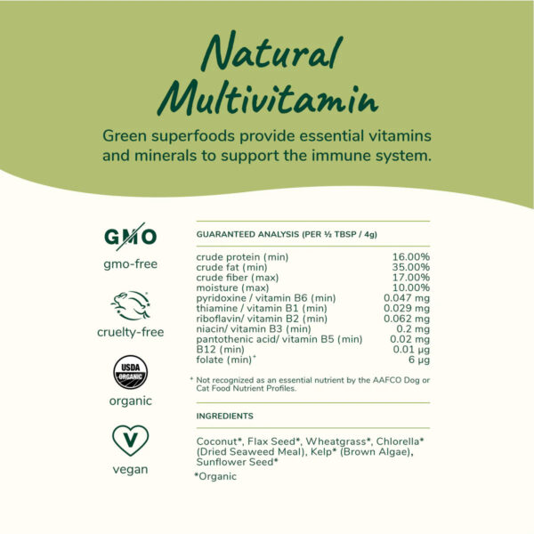 Organic Healthy Skin & Coat Supplement