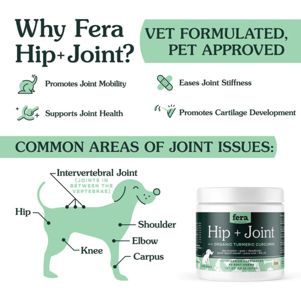 Hip + Joint Support for Dogs & Cats