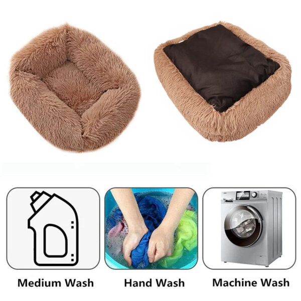 Rectangle Plush Pet Bed