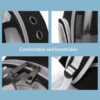 Large Capacity Baisher Pet Carrier Backpack, Durable Transparent PC Material, Zip Closure, Space Capsule Design for Cats