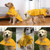 S-5XL Pets Small Dog Raincoats Reflective Small Large Dogs Rain Coat Waterproof Jacket Fashion Outdoor Breathable Puppy Clothes