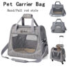 Dog Carrier Bag Soft Side Backpack Cat Pet Carriers Dog Travel Bags Airline Approved Transport For Small Dogs Cats Outgoing