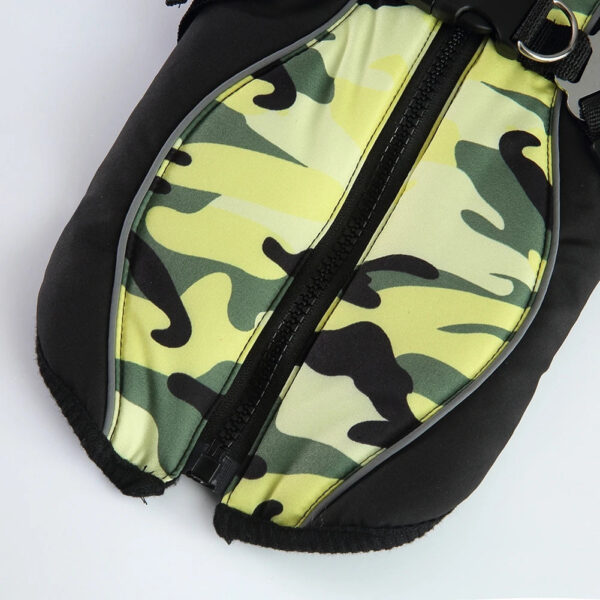 Pet Clothes Warm Dog Vest Coat for Small Dogs Winter Waterproof Pets Dog Jacket With Harness French Bulldog Chihuahua Outfit