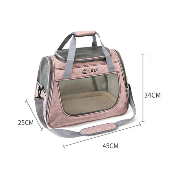 Dog Carrier Bag Soft Side Backpack Cat Pet Carriers Dog Travel Bags Airline Approved Transport For Small Dogs Cats Outgoing