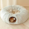 Soft Plush Cat Bed Tunnel