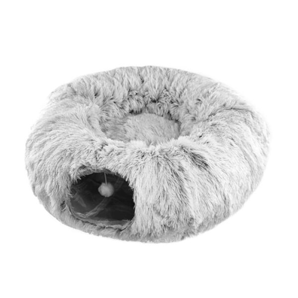 Soft Plush Cat Bed Tunnel