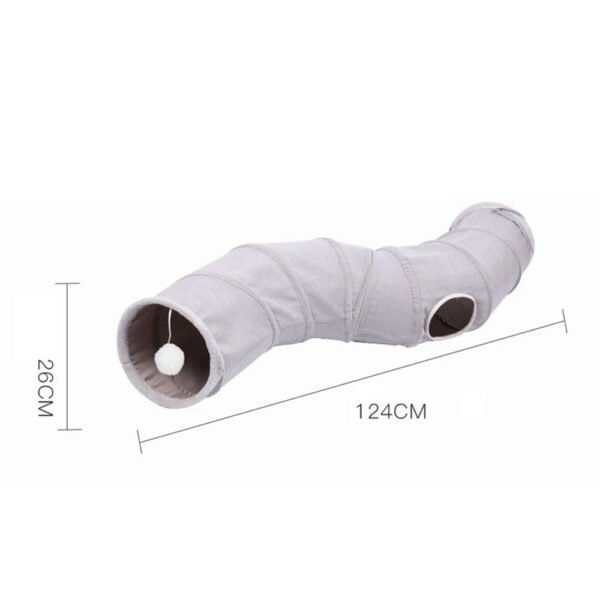 Soft Plush Cat Bed Tunnel