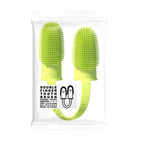 Pet Two Finger Toothbrush