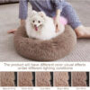 Orthopedic Dog Bed Comfortable Donut Cuddler round Dog Bed Ultra Soft Washable Dog and Cat Cushion