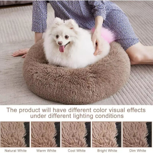 Orthopedic Dog Bed Comfortable Donut Cuddler round Dog Bed Ultra Soft Washable Dog and Cat Cushion