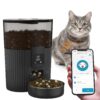Cat Automatic Feeder Dog Fixed Feeding Machine Cat Food Dog Food Wifi Remote Smart Cat Pet Food Dispenser