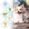 Dog Tooth & Ear Cleaning Wipes, Pet Dental Care Finger Wipes for Dogs&Cats - Reduces Plaque and Freshens Breath(50Pcs)