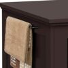 Cat Litter Box Furniture Enclosure - Hidden Kitty Litter Cat House with Hinged Door, Nightstand, Side Table & Pet Crate, Indoor
