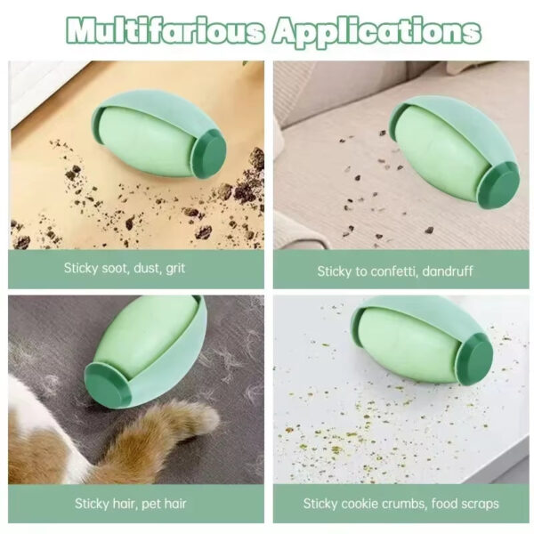 Portable Roller Remover Dust Cleaning Hair Sticky Tools Reusable Washable Lint Roller for Efficient Removal Pet Hair Remover