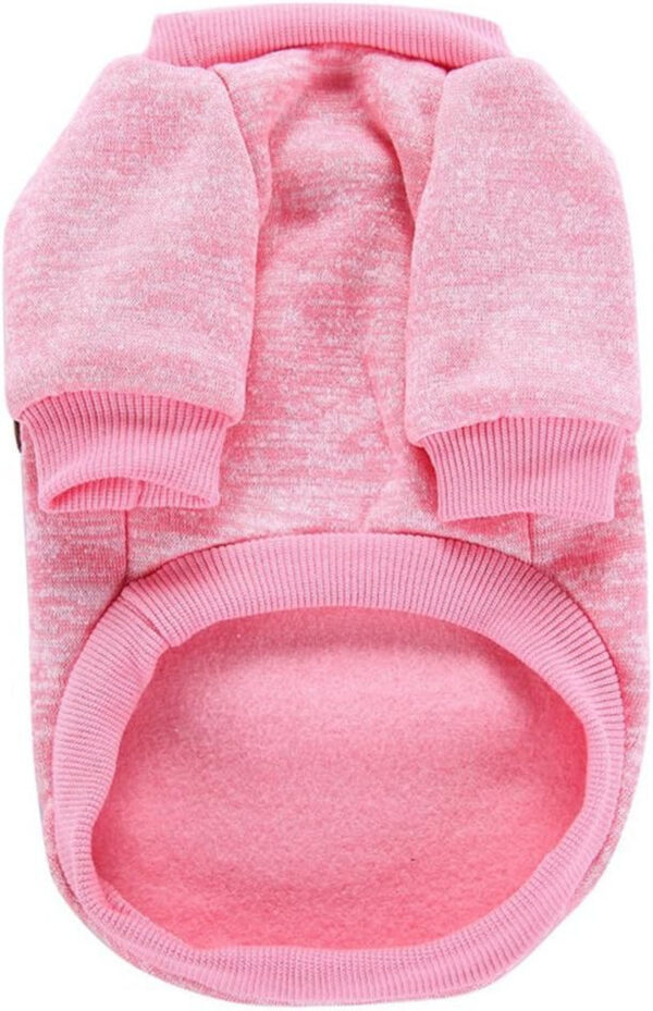 Dog Clothes Dogs Sweater Soft Puppies Clothing Winter Puppy Sweaters Warm Outfit for Dogs Small XXS XS Cat Apparel (Pink, XS)