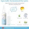 Pet Steam Brush for Dog & Cat – 3-In-1 Spray Hair Removal Comb – Steam for Shedding & Grooming – Water Brush for Long & Short Haired Pets – Spritz Defur Comb – Includes Waterless Shampoo