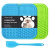 Licking Mat Slow Feeder for Dogs and Cats, Premium Lick Pad with Suction Cups for Dog Anxiety Relief, Slow Feeder Dog Bowls