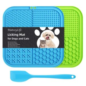 Licking Mat Slow Feeder for Dogs and Cats, Premium Lick Pad with Suction Cups for Dog Anxiety Relief, Slow Feeder Dog Bowls