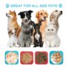 Licking Mat Slow Feeder for Dogs and Cats, Premium Lick Pad with Suction Cups for Dog Anxiety Relief, Slow Feeder Dog Bowls