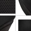 Cat Litter Mat Double Layer Waterproof Urine Proof Trapping Mat 1 Pack (Black, 24X15 Inch (Pack of 1))