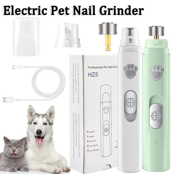 Electric Pet Nail Grinder and Clipper