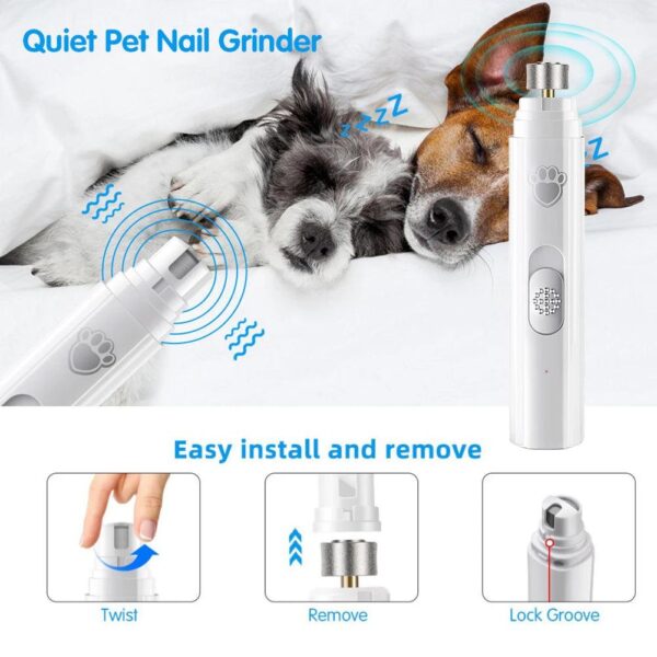 Electric Pet Nail Grinder and Clipper