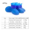 Pet Anti-slip Rubber Boots 4Pcs