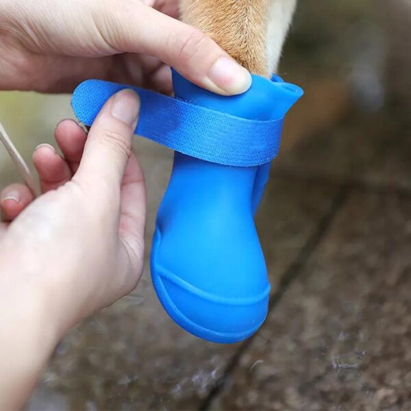 Pet Anti-slip Rubber Boots 4Pcs