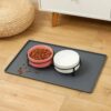 Silicone Pet Dog Cat Feeding Mat with Raised Edges for Non-Slip Waterproof Pets Bowl Mat Dog Food Mat Dogs Supplies Dropshipping
