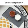 Silicone Pet Dog Cat Feeding Mat with Raised Edges for Non-Slip Waterproof Pets Bowl Mat Dog Food Mat Dogs Supplies Dropshipping