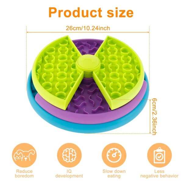 Pet Slow Food Bowl 3-Layers