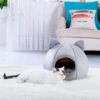 Warm Cat Cave Bed