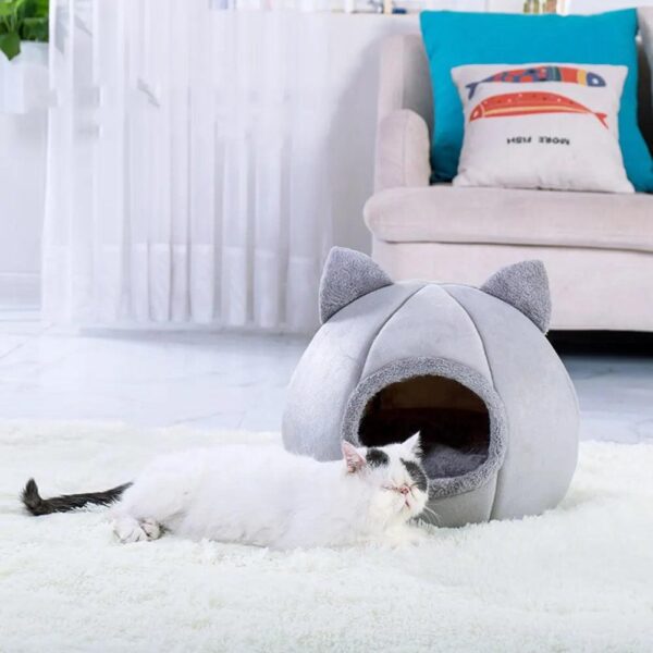 Warm Cat Cave Bed