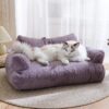 Winter Warm Cat Nest Luxury Cat Bed Sofa Comfortable Pet Bed for Small Medium Dogs Plush Puppy Cat Bed Cat Accessories